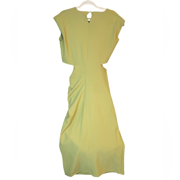 NWT Micas Olive Green Cut Out Maxi Dress, Size XL - Picture 2 of 11